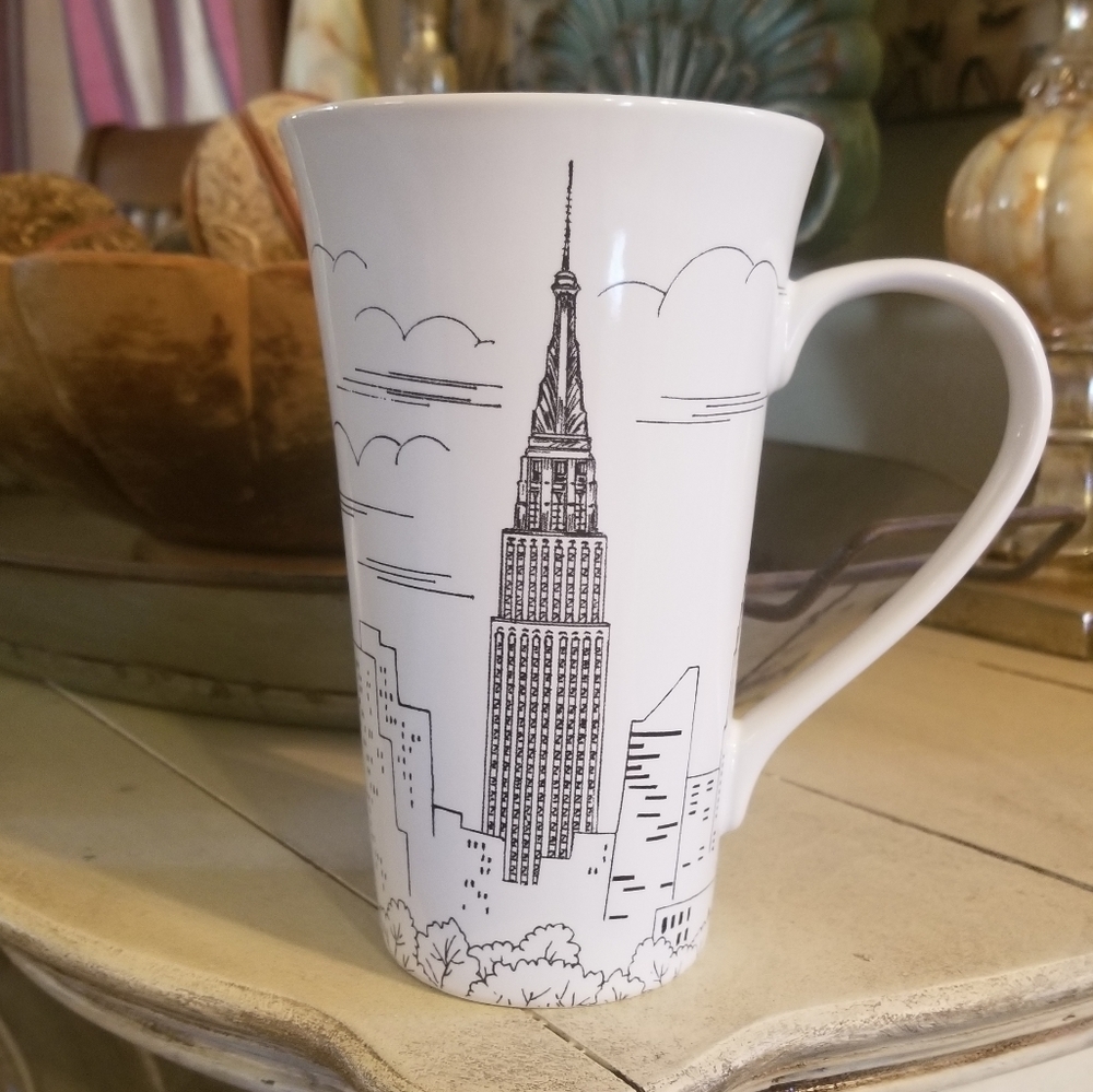 222 Fifth Tall Latte Mug, City Scenes